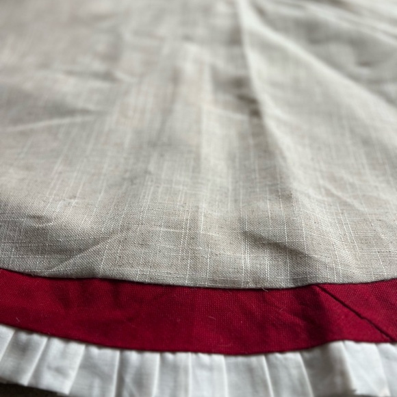 Birch Lane Linen Tree Skirt - Picture 6 of 9